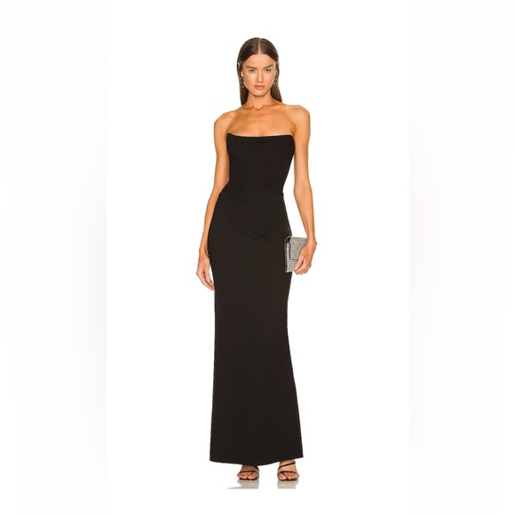 X REVOLVE Briggs Gown in BlackMichael Costello